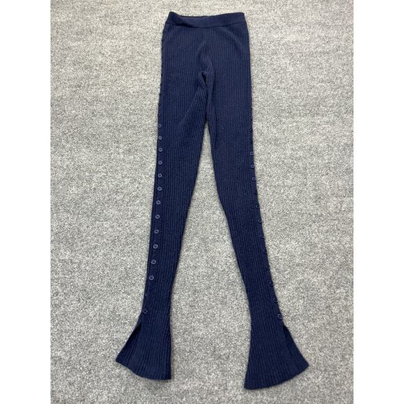 House Of CB Believe Open Work Ribbed Stretch Knit Trouser S Designer Quiet Luxe - Picture 1 of 16